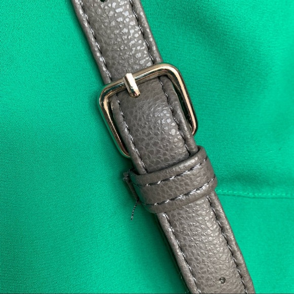 Crossbody Women’s Shoulder Purse Grey Faux Leather - Picture 13 of 15